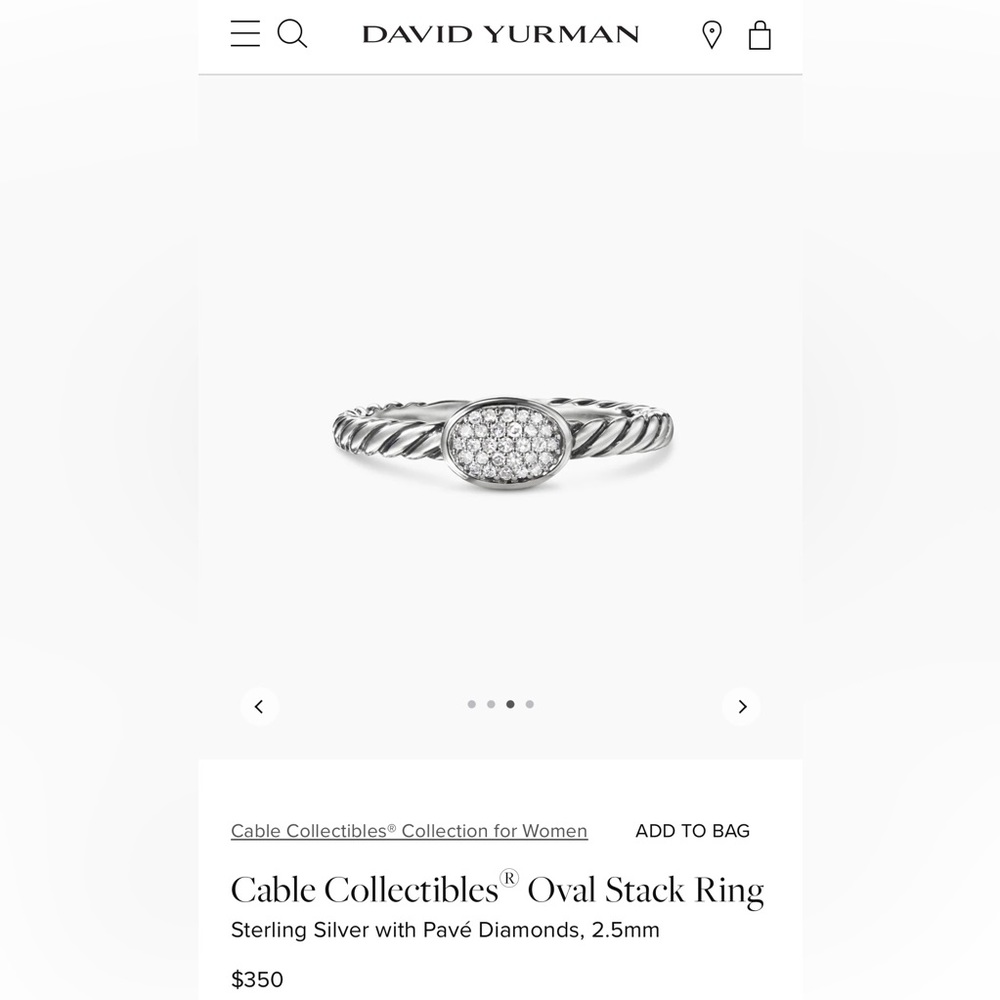 David Yurman Ring - size 7
